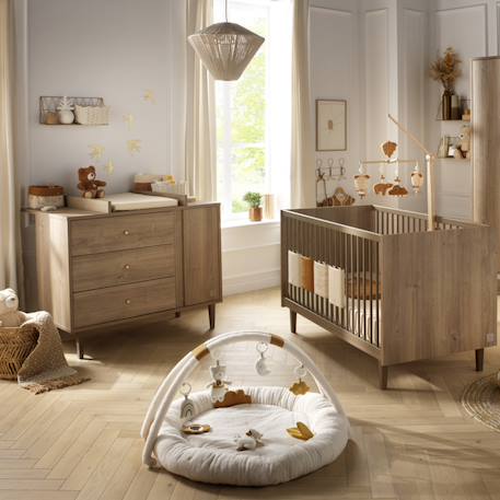 Chambre bébé, lit évolutif et commode à langer - mokka Marron 1 - vertbaudet enfant 