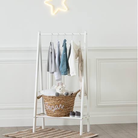 Portant à vêtements enfant blanc 58x115cm Blanc 4 - vertbaudet enfant 