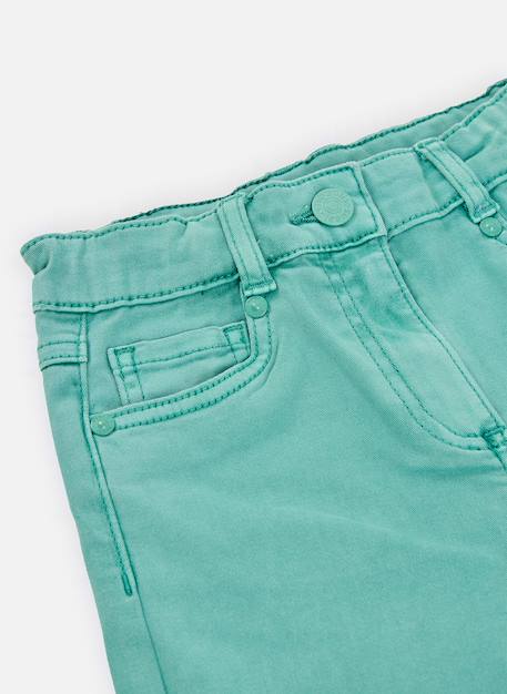 Pantalon fille cargo avec poches Vert 4 - vertbaudet enfant 
