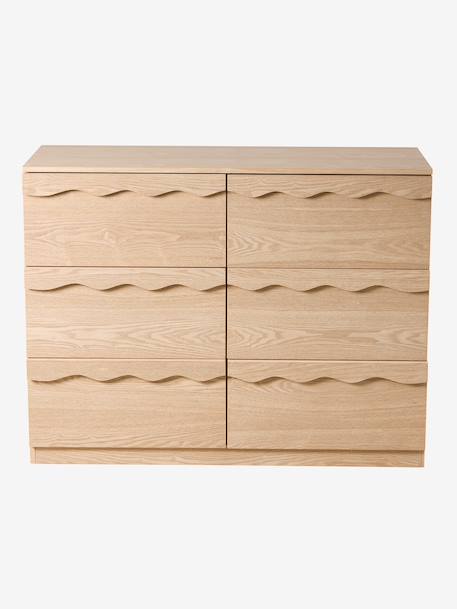 Commode 6 tiroirs WAVY bois 4 - vertbaudet enfant 