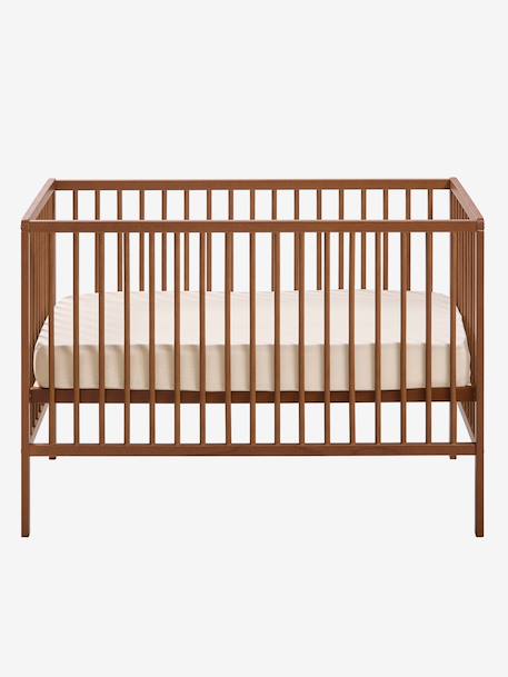 Lit bébé Cocoon bois+noyer+vert 8 - vertbaudet enfant 