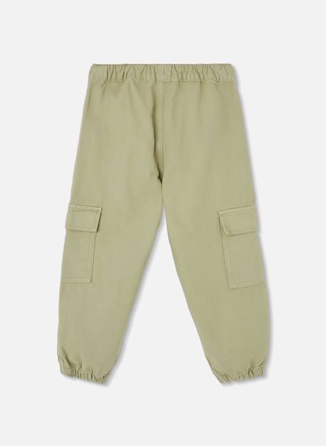 Pantalon cargo garçon Vert 3 - vertbaudet enfant 
