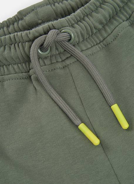 Pantalon garçon molleton avec poche Gris 4 - vertbaudet enfant 