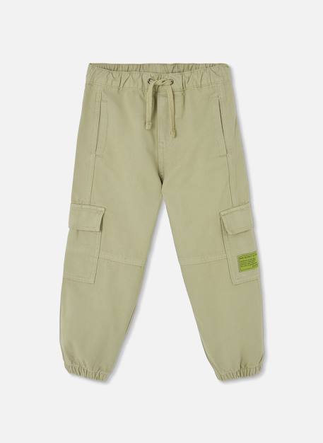 Pantalon cargo garçon Vert 2 - vertbaudet enfant 