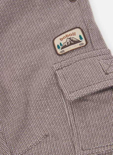 Pantalon garçon avec poches cargo Marron 4 - vertbaudet enfant 