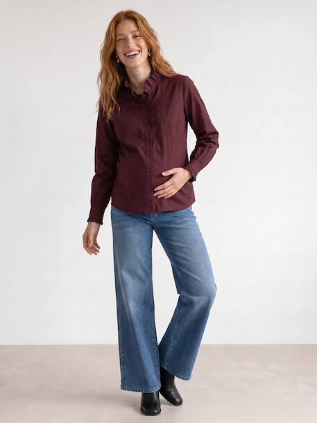 Chemise grossesse et allaitement prune 2 - vertbaudet enfant 