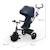 Tricycle Kinderkraft ASTON 2 PLUS Évolutif 6-en-1 avec Siège 360° CLICK & TWIST, Position Semi-Allongée et Poignée Réglable Bleu+Gris+Rose+Vert 6 - vertbaudet enfant 