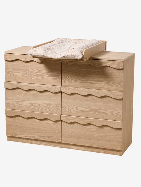Commode 6 tiroirs WAVY bois 3 - vertbaudet enfant 