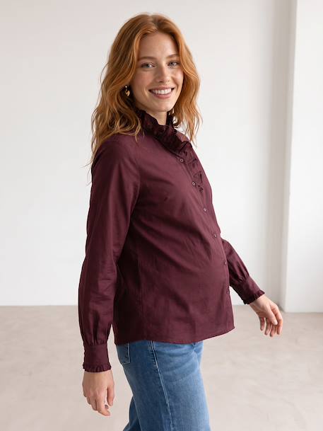 Chemise grossesse et allaitement prune 7 - vertbaudet enfant 