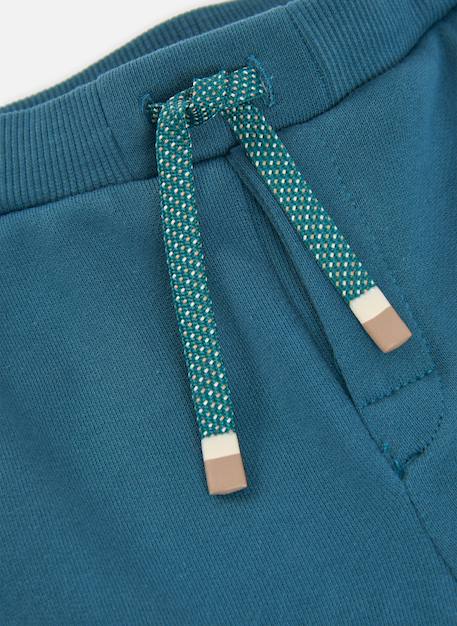Pantalon garçon en molleton avec poches cargo Vert 3 - vertbaudet enfant 