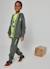 Pantalon garçon molleton avec poche Gris 1 - vertbaudet enfant 