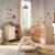 Chambre bébé complète, lit et commode à langer avec claustra - tokyo Blanc/marron+Rouge/marron+Vert/marron 1 - vertbaudet enfant 