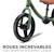 Draisienne Kinderkraft 2WAY NEXT avec Selle et Guidon Réglables, Roues EVA Sans Gonflage, Cadre Léger 3 kg et EN 71-1 Bleu+Menthe+Noir+Rose+Vert 28 - vertbaudet enfant 