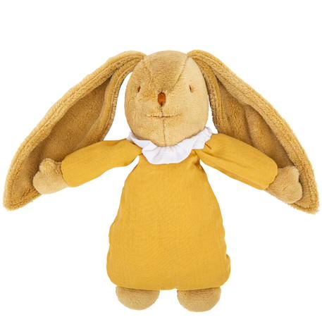 Peluche musicale lapin nid d'ange Curry+Vieux rose 1 - vertbaudet enfant 