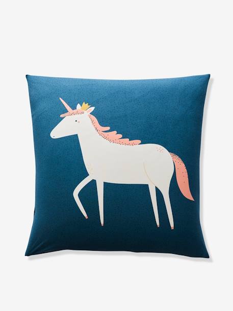 Parure housse de couette + taie d'oreiller enfant FORET ENCHANTEE BLEU 3 - vertbaudet enfant 