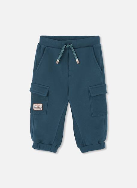 Garçon-Pantalon garçon en molleton avec poches cargo