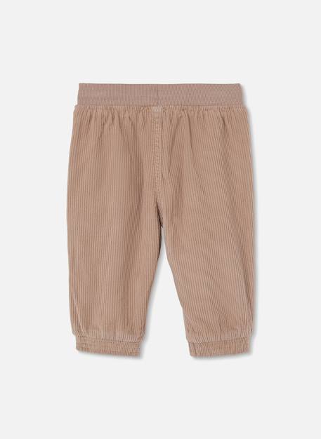 Pantalon garçon velours côtelé avec cordon Marron 3 - vertbaudet enfant 