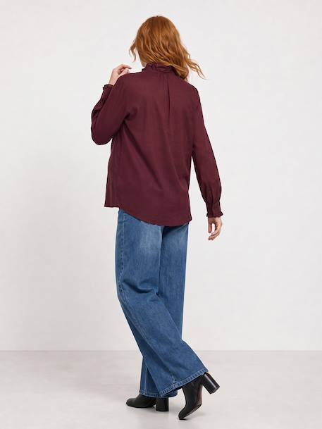 Chemise grossesse et allaitement prune 3 - vertbaudet enfant 