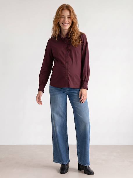 Chemise grossesse et allaitement prune 1 - vertbaudet enfant 