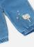 Pantalon bébé fille brodé glace Bleu 4 - vertbaudet enfant 