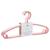 Lot de 6 cintres enfant blanc plastique Blanc+Bleu+Gris+Rose 11 - vertbaudet enfant 