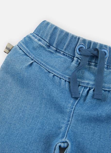 Pantalon bébé fille brodé glace Bleu 3 - vertbaudet enfant 