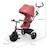 Tricycle Kinderkraft ASTON 2 PLUS Évolutif 6-en-1 avec Siège 360° CLICK & TWIST, Position Semi-Allongée et Poignée Réglable Bleu+Gris+Rose+Vert 18 - vertbaudet enfant 