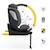 Siège Auto Kinderkraft I-360 2 PLUS i-Size avec ISOFIX, Pivotant à 360°, SPS+ et Installation Dos à la Route 40-150 cm Gris+Noir+Vert 4 - vertbaudet enfant 