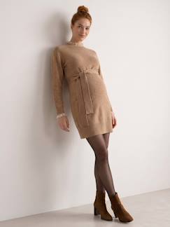 Vêtements de grossesse-Robe-Robe de grossesse manches longues