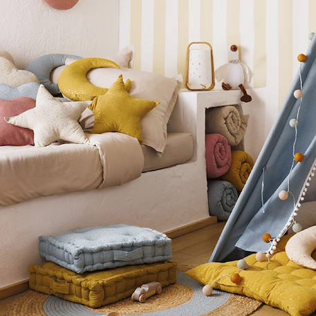 Coussin étoile - berlingot Beige+Ocre+Terracotta 4 - vertbaudet enfant 