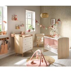 Chambre et rangement-Chambre bébé complète, lit et commode à langer - access