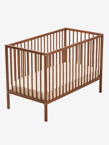 Lit bébé Cocoon bois+noyer+vert 6 - vertbaudet enfant 