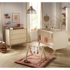 Chambre et rangement-Chambre-Chambre bébé complète-Chambre bébé, lit évolutif et commode à langer 3 tiroirs - melinee