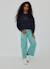 Pantalon fille cargo avec poches Vert 1 - vertbaudet enfant 