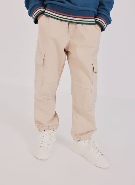 Garçon-Pantalon cargo garçon doublé
