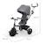Tricycle Kinderkraft ASTON 2 PLUS Évolutif 6-en-1 avec Siège 360° CLICK & TWIST, Position Semi-Allongée et Poignée Réglable Bleu+Gris+Rose+Vert 12 - vertbaudet enfant 