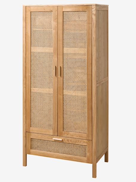 Armoire 2 portes cannage Ella bois 4 - vertbaudet enfant 