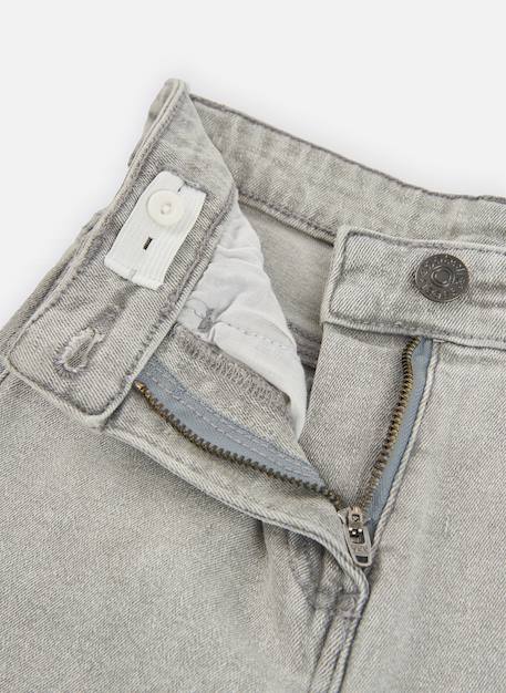 Pantalon fille wide leg Gris 3 - vertbaudet enfant 
