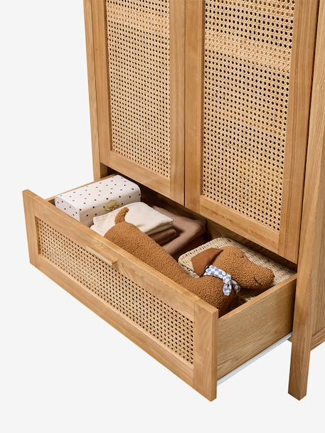 Armoire 2 portes cannage Ella bois 7 - vertbaudet enfant 