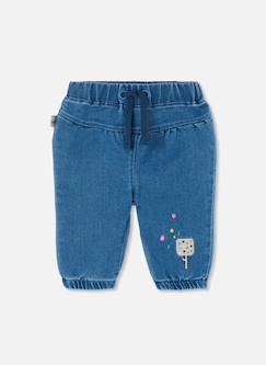 Bébé-Pantalon, jean-Pantalon bébé fille brodé glace