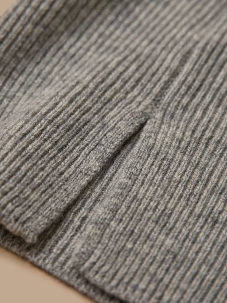 Snood en laine mérinos enfant Brun chine+Cerise+Gris chine 6 - vertbaudet enfant 