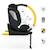 Siège Auto Kinderkraft I-360 2 PLUS i-Size avec ISOFIX, Pivotant à 360°, SPS+ et Installation Dos à la Route 40-150 cm Gris+Noir+Vert 11 - vertbaudet enfant 