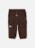 Pantalon garçon en molleton cargo Marron 2 - vertbaudet enfant 