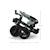 Tricycle Kinderkraft AVEO 2 PLUS Évolutif 6 Configurations avec Siège 360° CLICK&TWIST, Position Allongée et Pliage Rapide Beige+Gris+Rose+Vert 23 - vertbaudet enfant 
