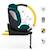 Siège Auto Kinderkraft I-360 2 PLUS i-Size avec ISOFIX, Pivotant à 360°, SPS+ et Installation Dos à la Route 40-150 cm Gris+Noir+Vert 17 - vertbaudet enfant 