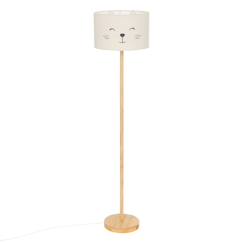Lampadaire abat-jout en tissu chat - felix  - vertbaudet enfant