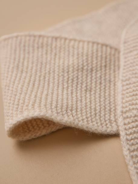 Écharpe en laine fille Beige+Gris chine+Rouge 2 - vertbaudet enfant 