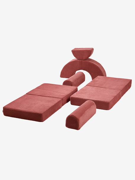Canapé mousse modulable ALTO beige+rose+vert 13 - vertbaudet enfant 