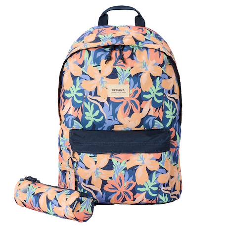 Sac à dos primaire rip curl 42 cm Multicolore+orange 8 - vertbaudet enfant 