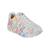 Baskets basses à lacets Blanc mukti neon 6 - vertbaudet enfant 